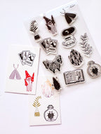 Clear stamps - Nature witch