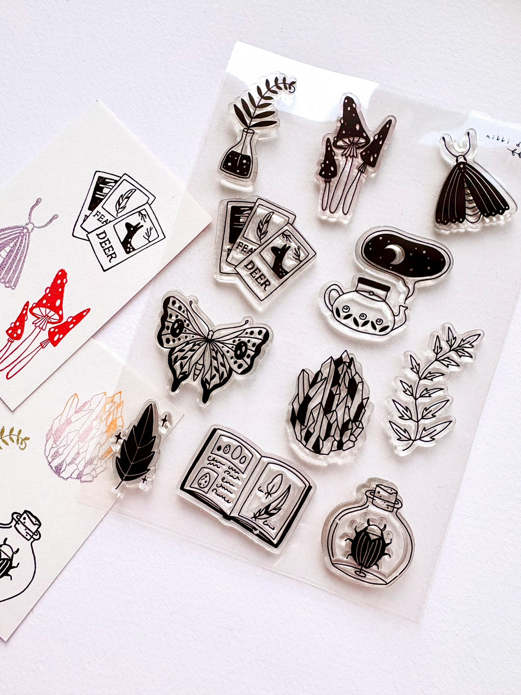 Clear stamps - Nature witch