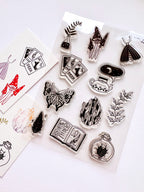 Clear stamps - Nature witch
