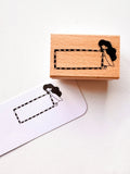 Stamp - Girl sign