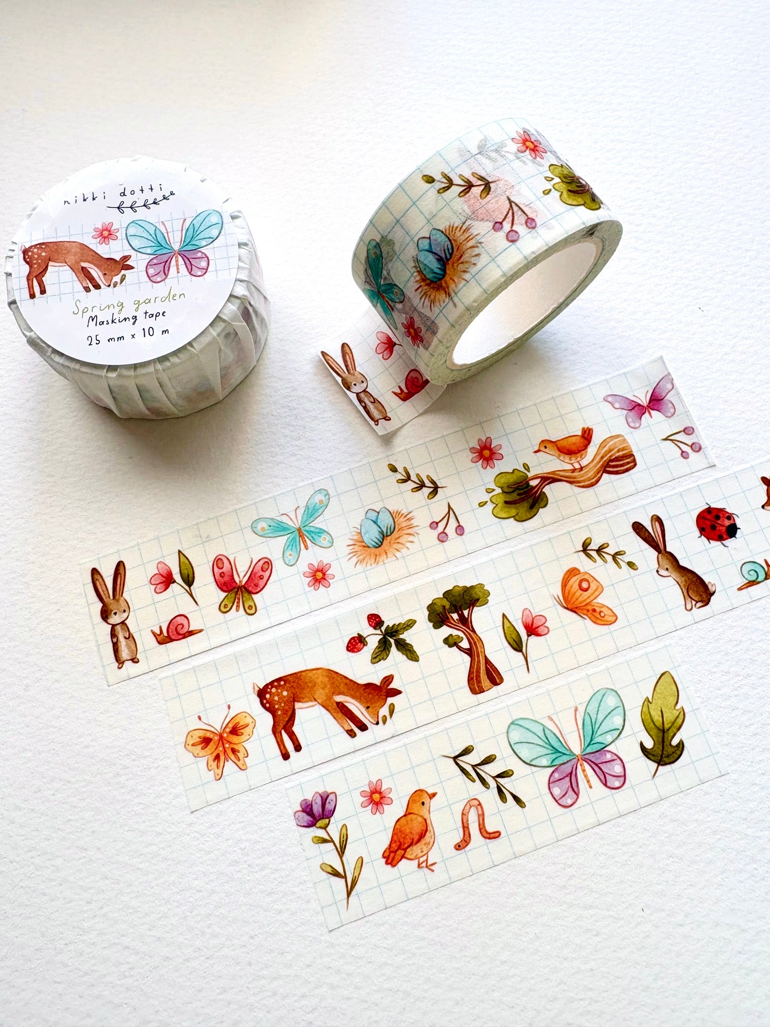Washi tape - Spring garden
