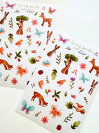 Sticker sheet - Spring garden