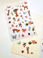 Sticker sheet - Spring garden