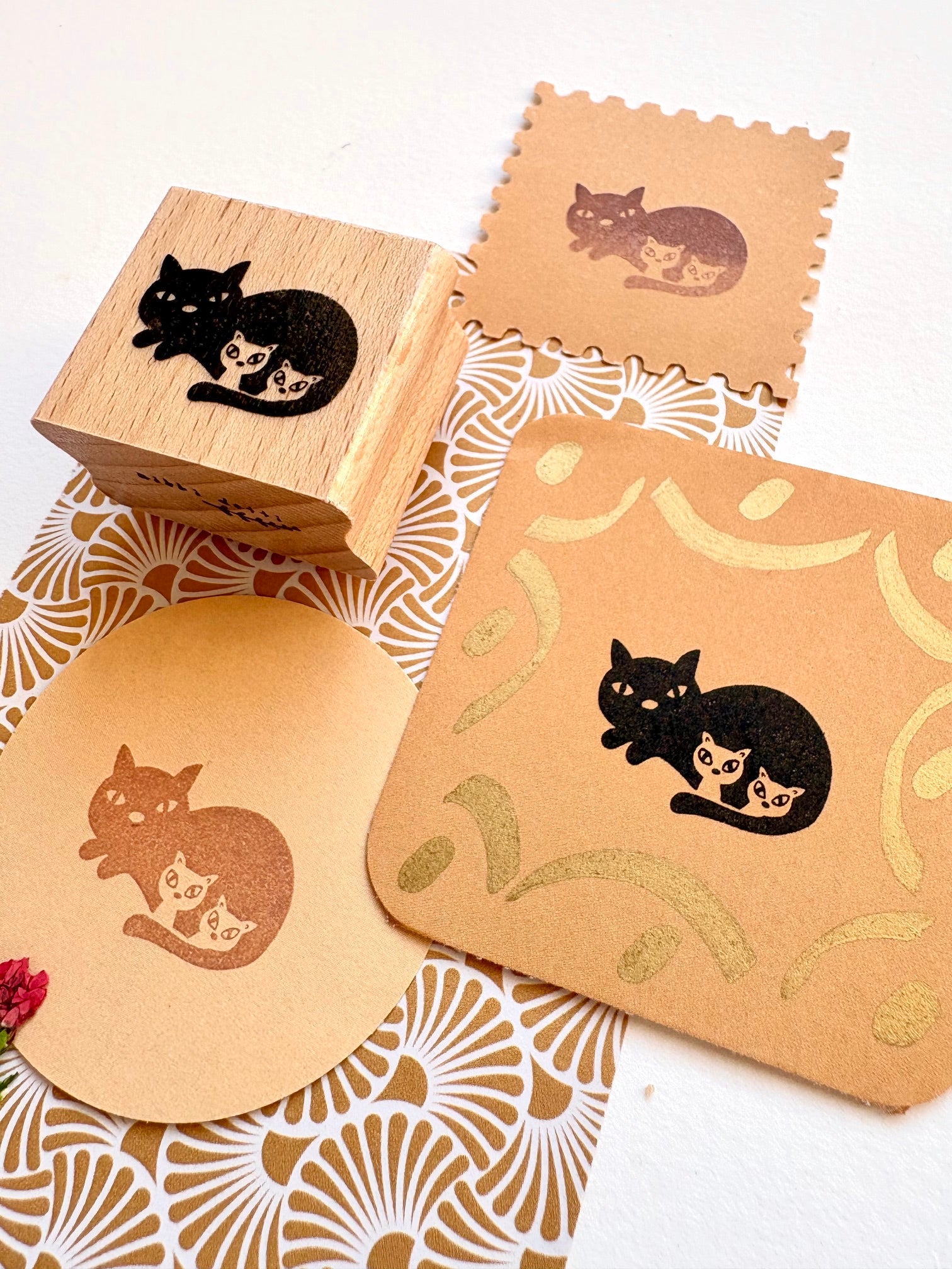Stempel - Twin cats