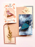 Clip & pin set - Night owl & Finch