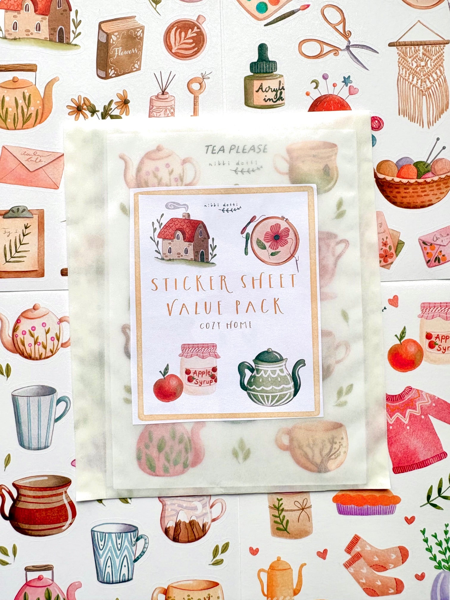 Sticker sheet value pack - Cozy home