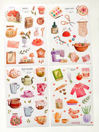 Sticker sheet value pack - Cozy home