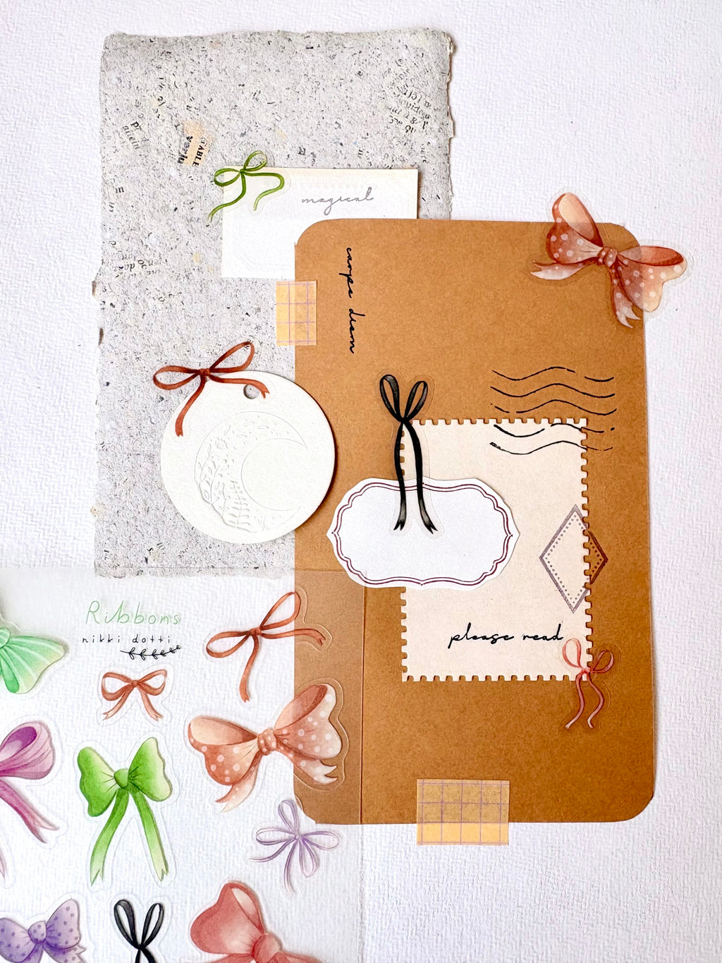 Sticker sheet - Ribbons