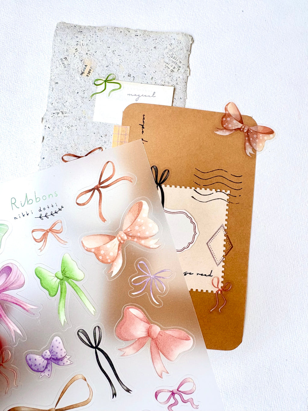 Sticker sheet - Ribbons