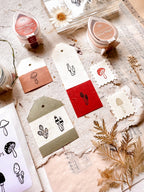 Mini clear stamps - Mushrooms