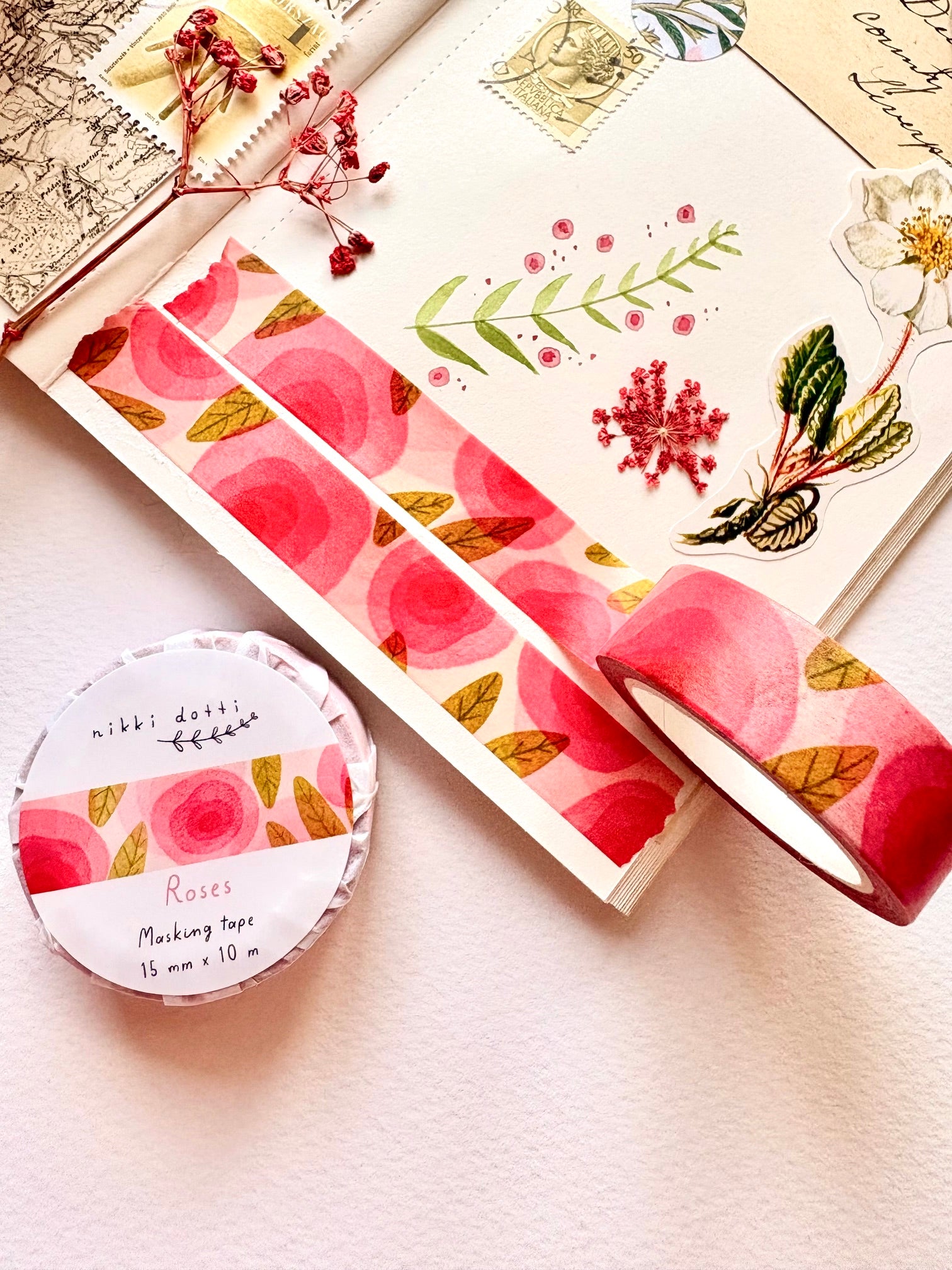 Washi tape - Roses