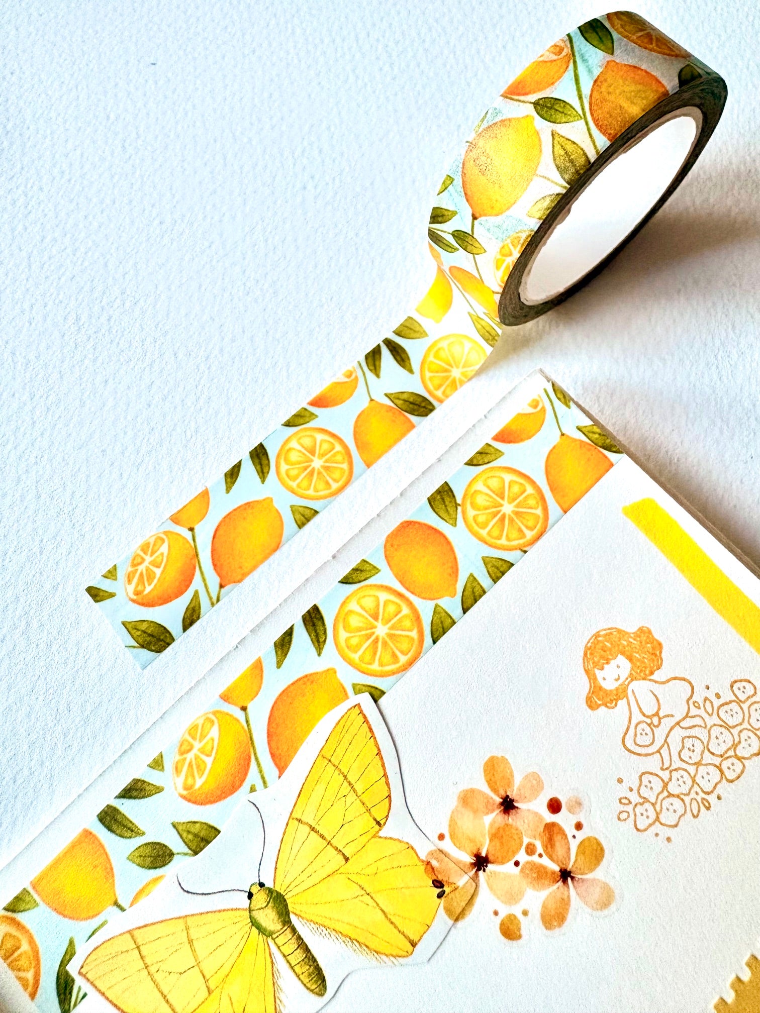 Washi tape - Lemons