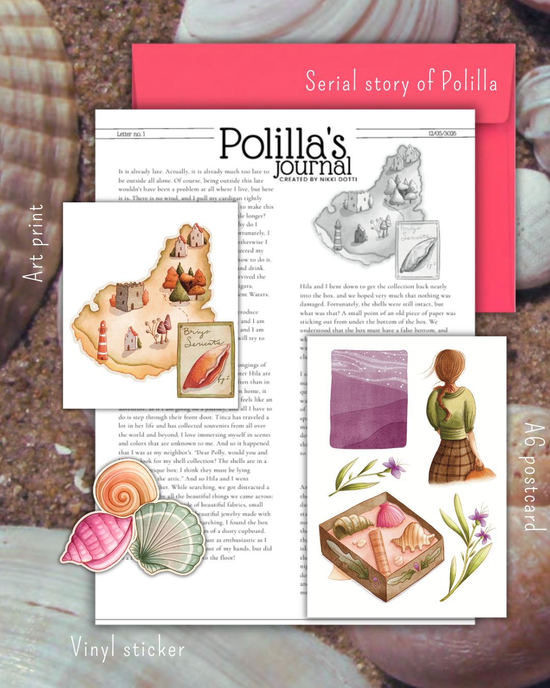 Mail club - Polilla's journal - brief 1 (mei)