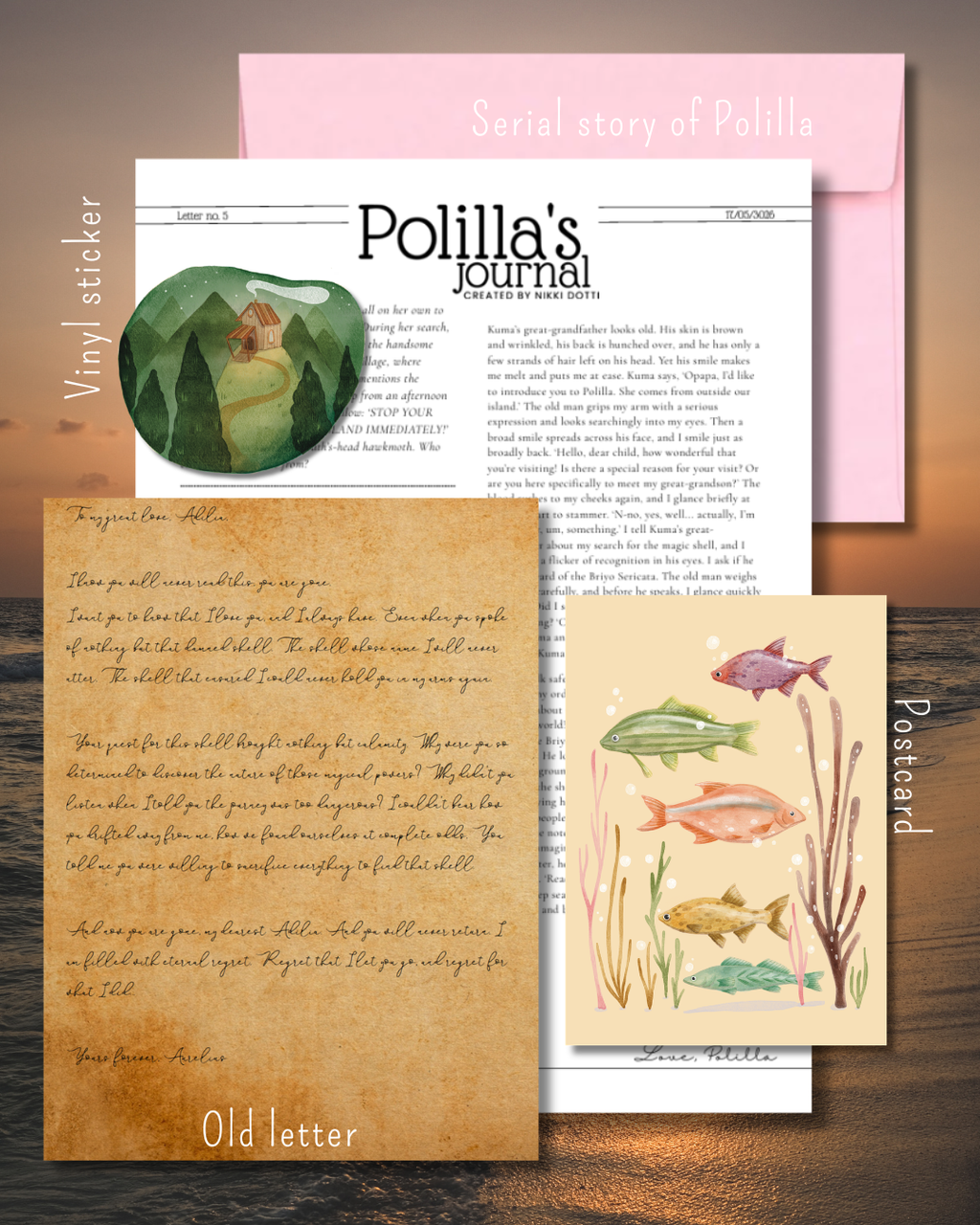 Mail club - Polilla's journal - Letter 5 (October )