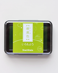 Ink pad Shachihata Iromoyo - Moegi Iro - Yellow green