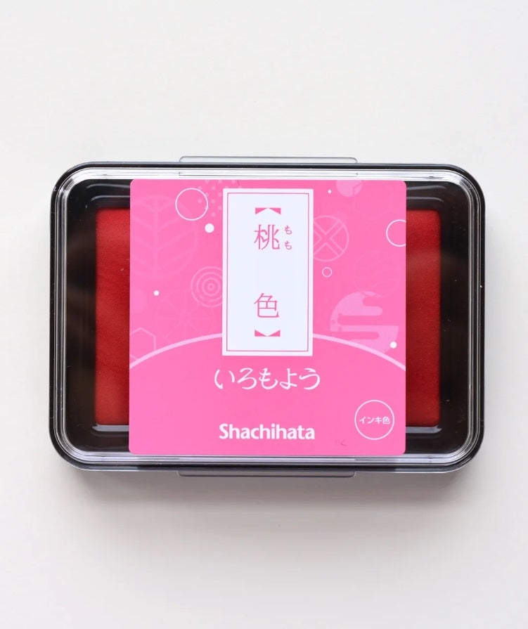 Ink pad Shachihata Iromoyo - Momo iro - Peach pink