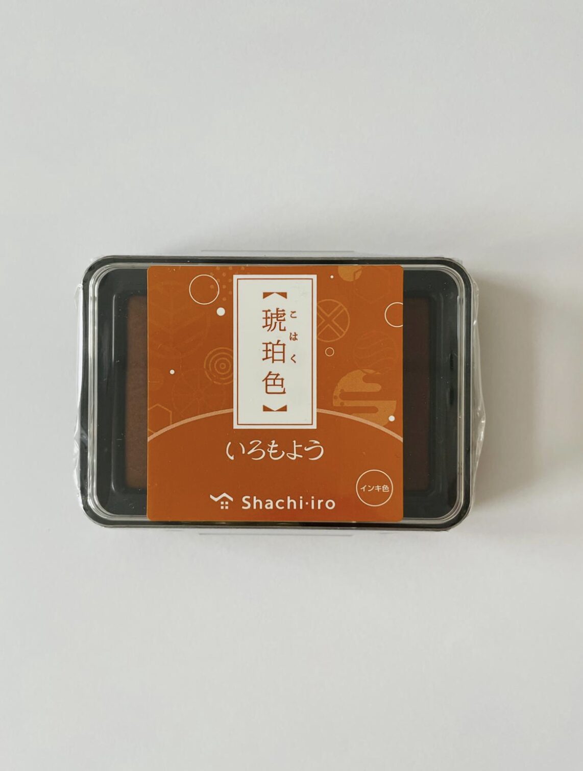 Ink pad Shachihata – Shachi Iro – Kohaku Iro – Amber – HAC-1-AB