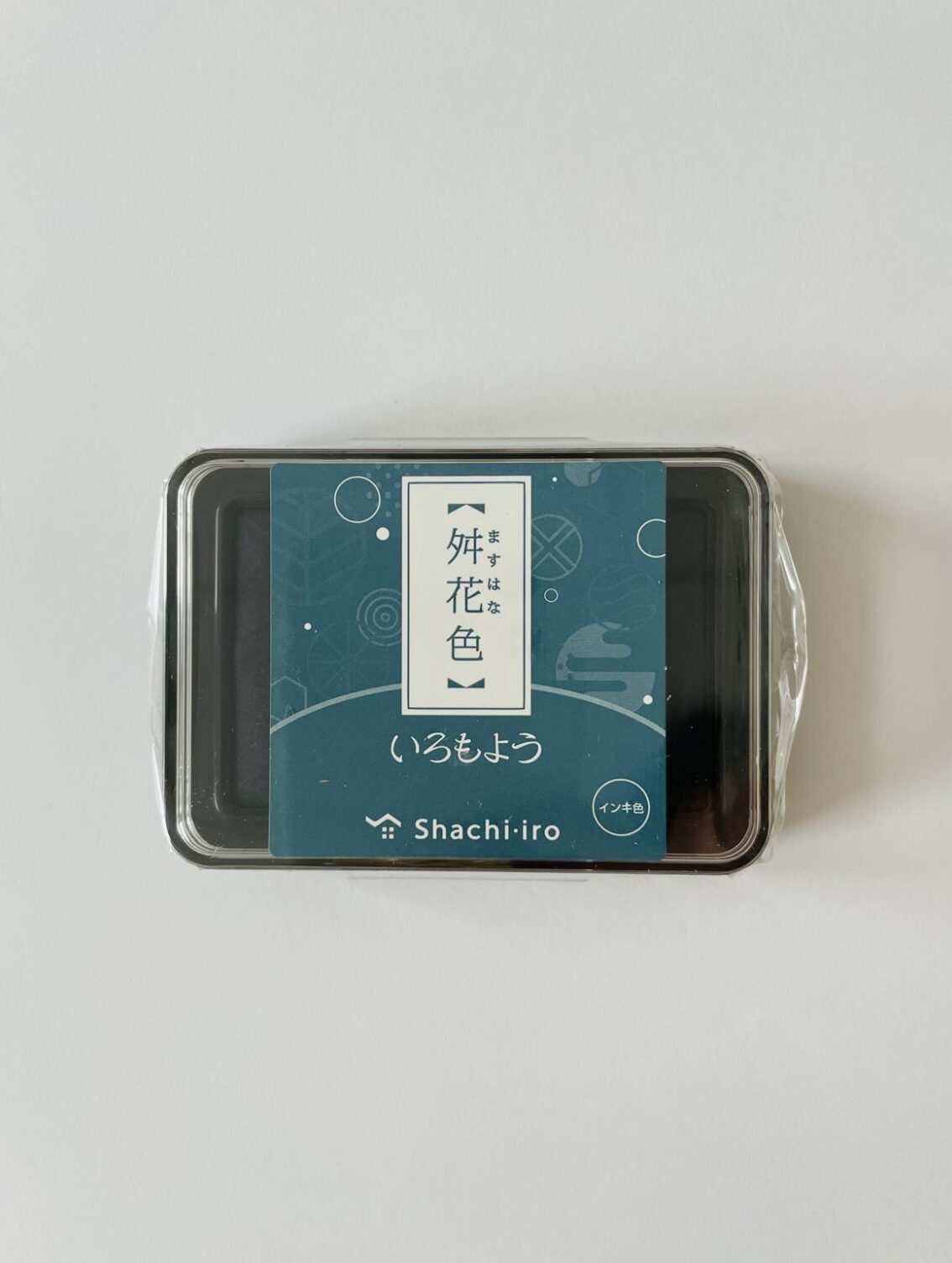 Ink pad Shachihata – Shachi Iro – Masuhana Iro – Pale Blue with Grayish Tint- HAC-1-CBL