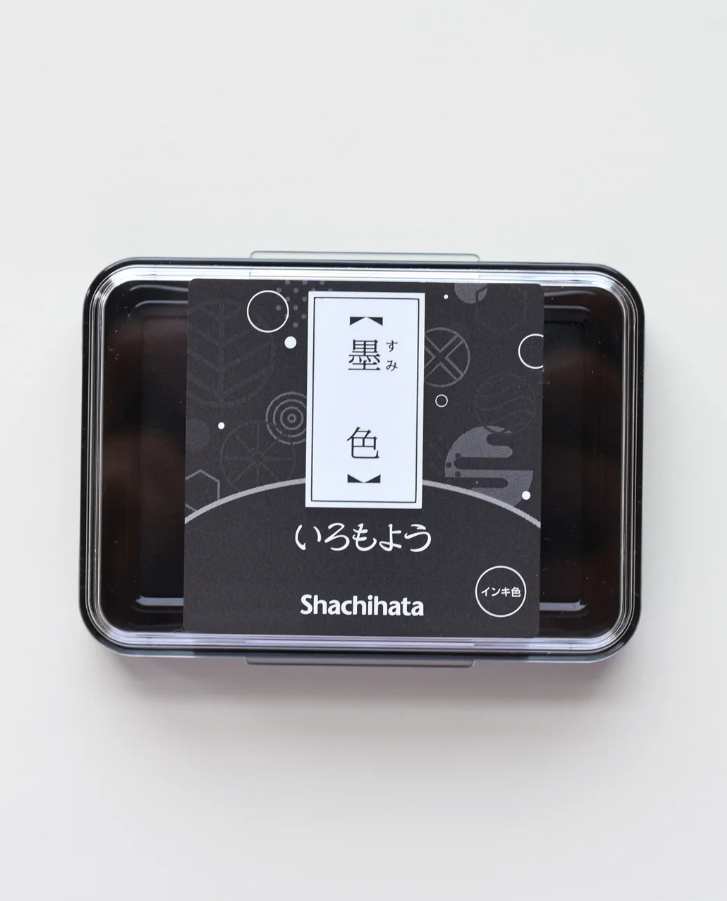 Ink pad Shachihata Iromoyo - Sumi Iro - Black