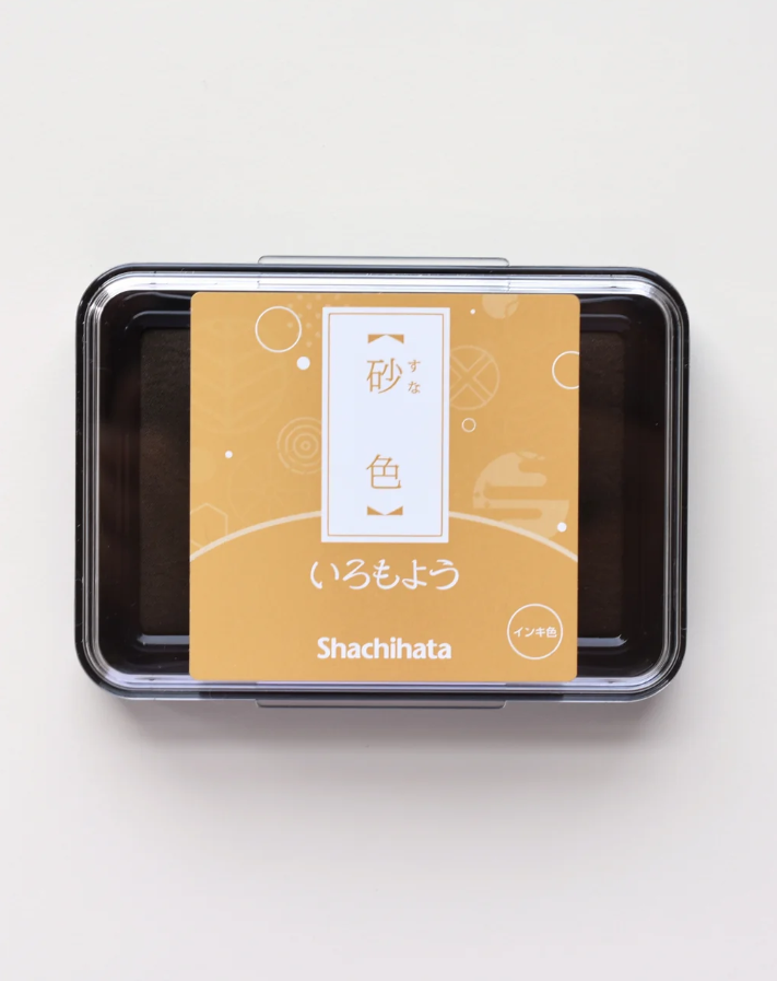 Ink pad Shachihata Iromoyo - Suna Iro - Pale Brown