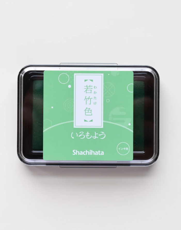 Ink pad Shachihata Iromoyo - Wakatake Iro - Mint