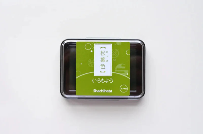 Ink pad Shachihata Iromoyo - Matsuba Iro - Pine