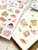 Stickervel - Sunny reading days