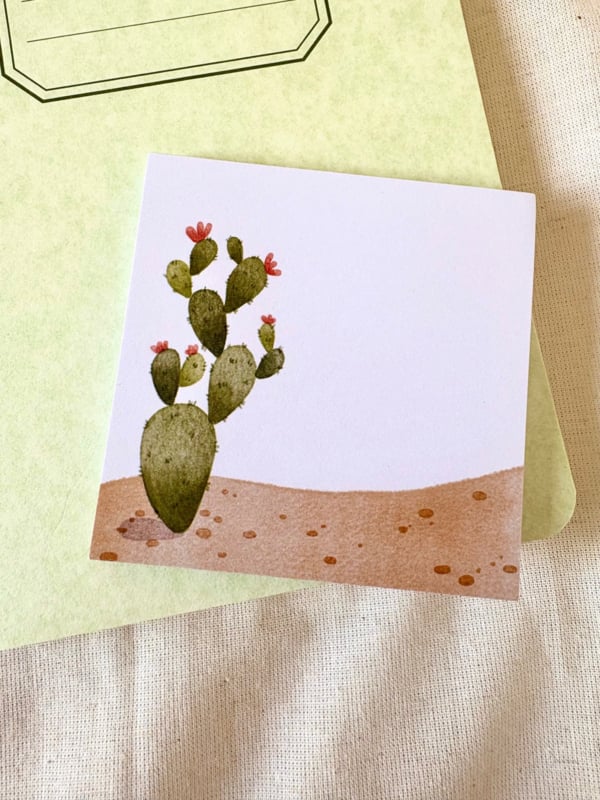 Notitieblokje - Cactus