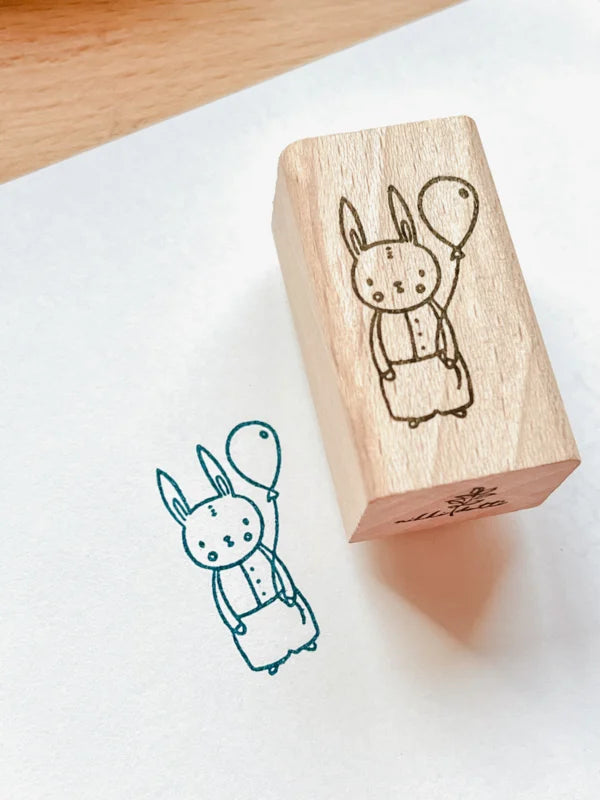 Stempel - Bunny with balloon
