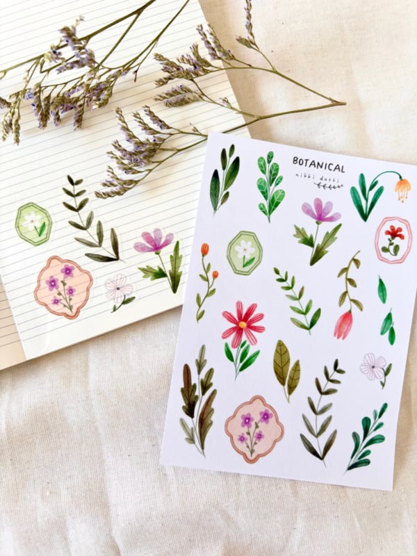 Stickervel - Botanical