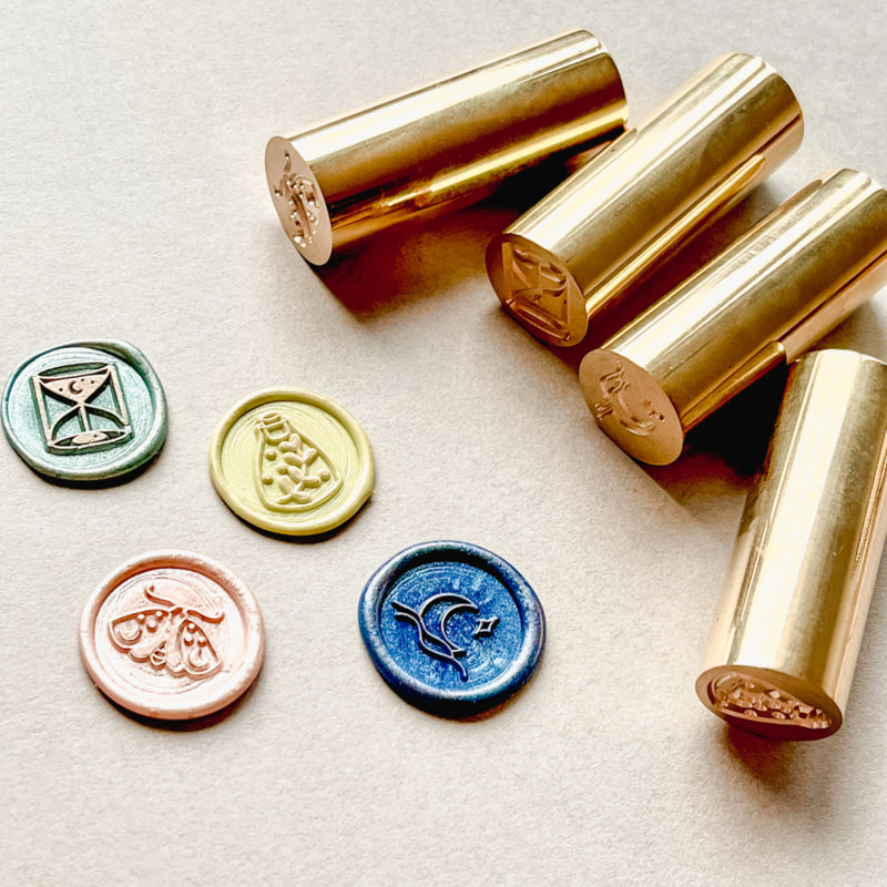 Zegellak stempel - Mini Hourglass