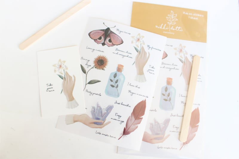 Rub on stickers - My favorites