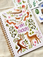 Sticker release paper boek