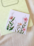 Notitieblokje - Flower field