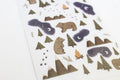 Rub on stickers - Into the mountains