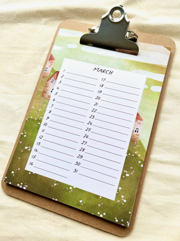 Birthday calendar