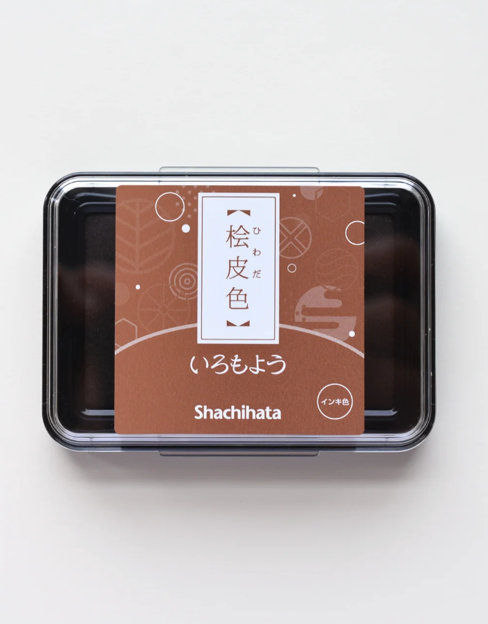 Ink pad Shachihata Iromoyo - Hiwada Iro - Cypress Bark